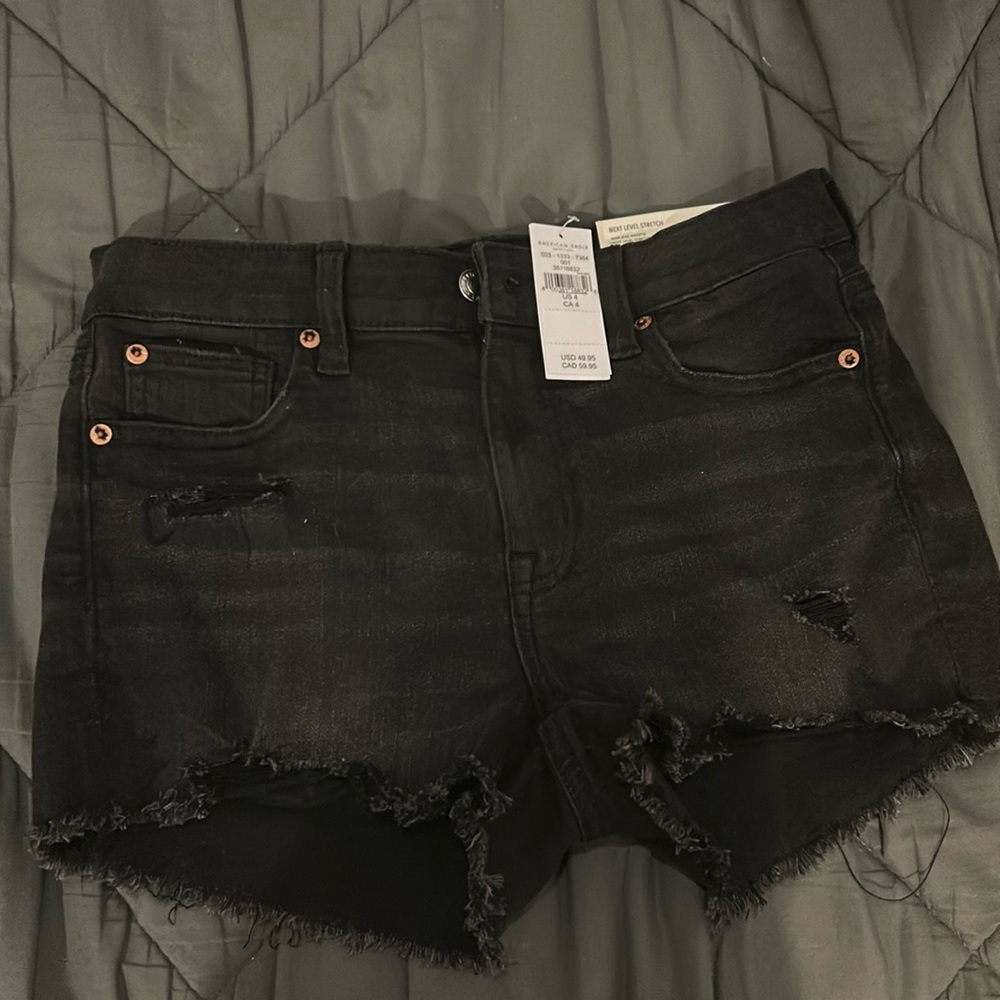 COPY - Black American eagle jean short